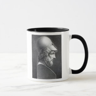 Taza Busto de Pericles, grabado por José Cozzi