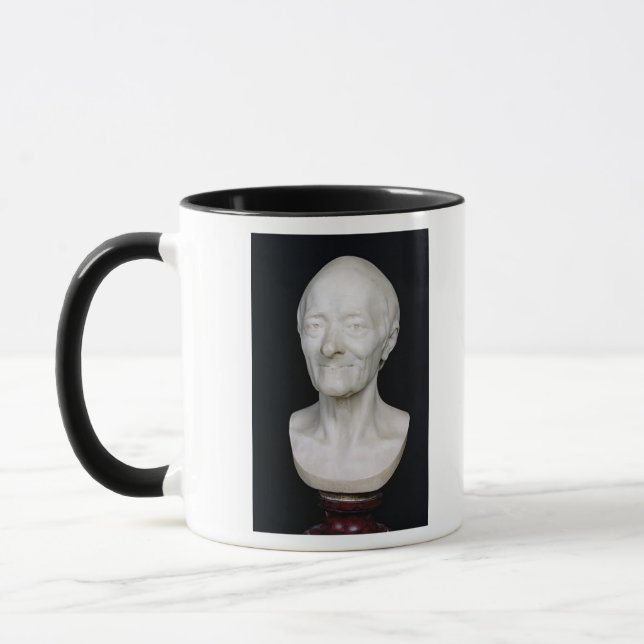 Taza Busto de Voltaire sin su peluca, 1778 (Izquierda)