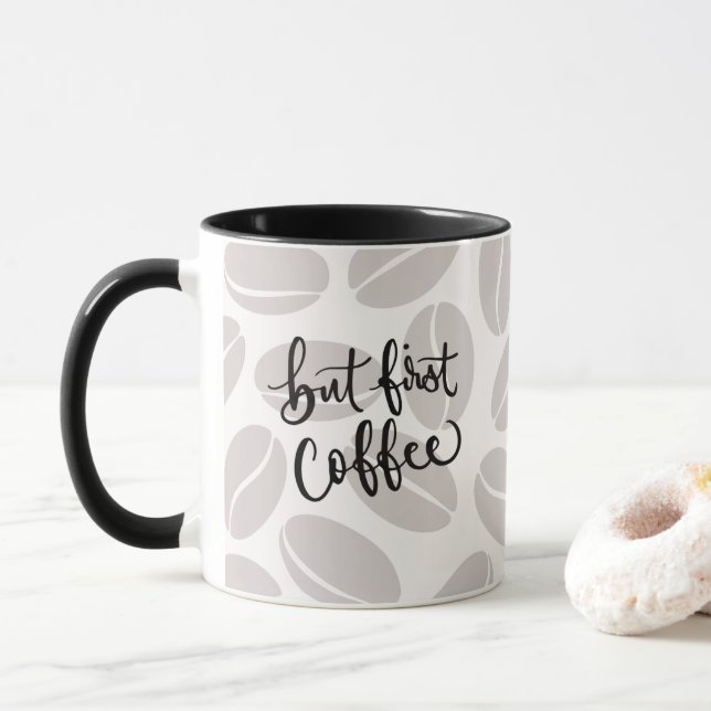 Taza But First Coffee  (Con donut)