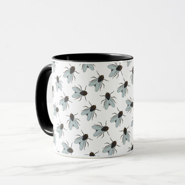 Taza Buzzing Casa vuela mosca mosca insecto Yucky Bug (Anverso izquierdo)