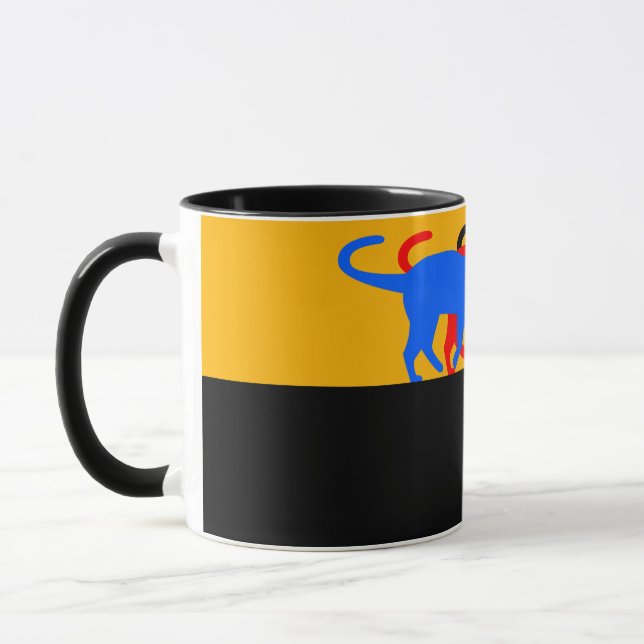 Taza C01 - Tasse mit 3 farbigen Katzen (Izquierda)