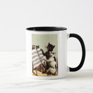 Taza C. 19. Cantando gatos