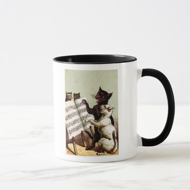 Taza C. 19. Cantando gatos (Derecha)