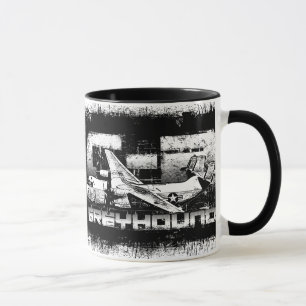 Taza C-2 Greyhound 11 oz Ringer Mug
