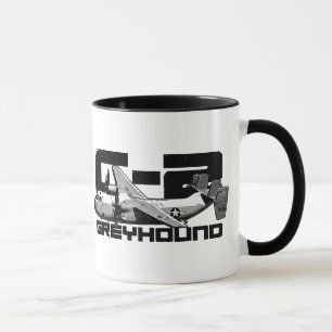 Taza C-2 Greyhound 11 oz Ringer Mug