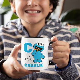 Taza C es para el Monstruo de las Galletas | Agrega tu