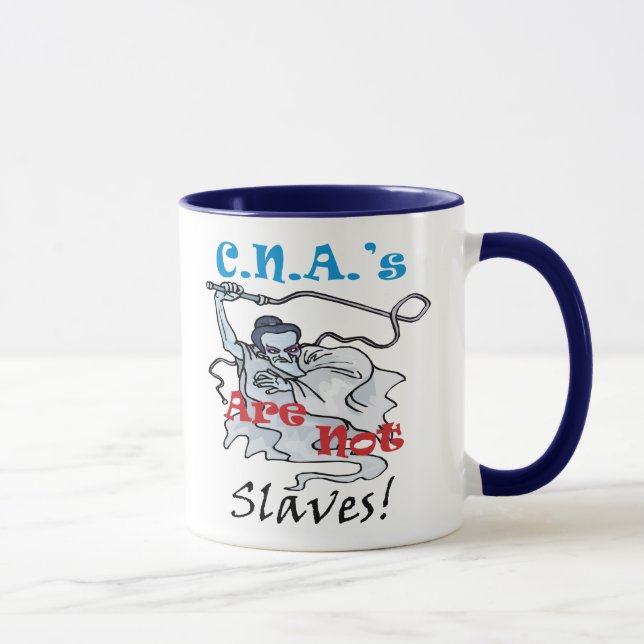 Taza C.N.A. no son esclavos (Derecha)