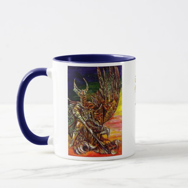 TAZA CABALLERO OSCURO (Izquierda)