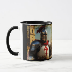 Taza Caballero templario medieval