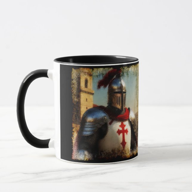 Taza Caballero templario medieval (Izquierda)