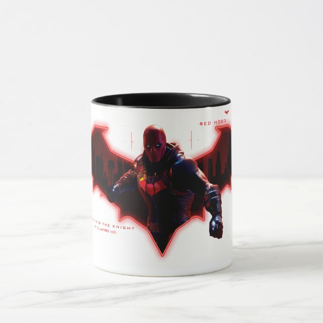 Taza Caballeros góticos capucha roja con logo (Centro)