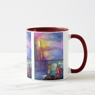 Taza Caballeros medievales de PENDRAGON, Lago Sunset, F