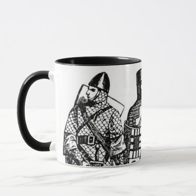 Taza Caballeros Medievales Mug (Izquierda)