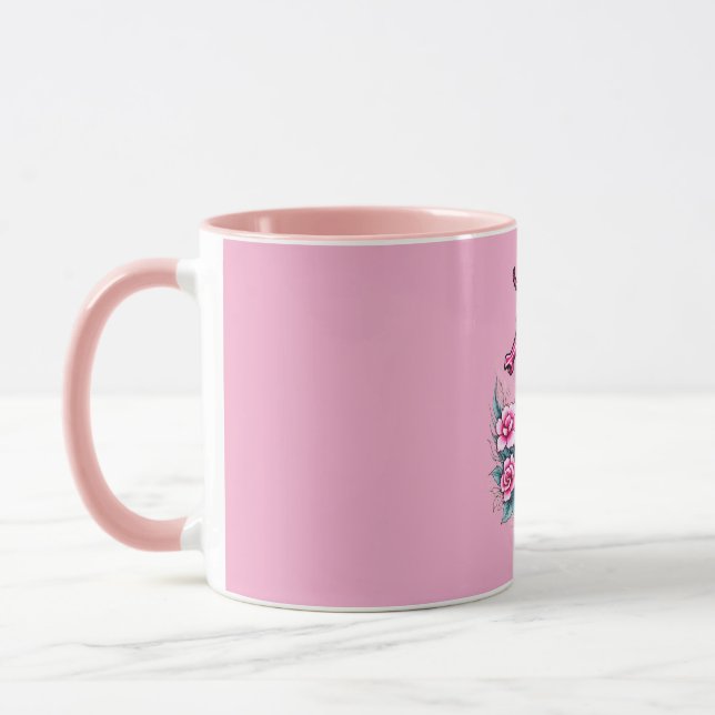 Taza Caballito de mar rosa (Izquierda)