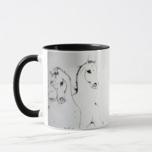 Taza "Caballo Árabe" de Adelia Audi