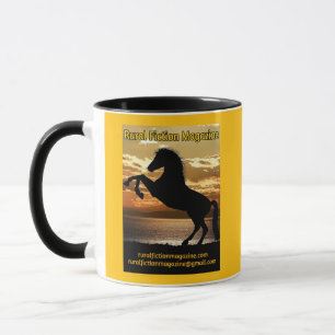 Taza Caballo con logotipo de Revista de Ficción Rural c