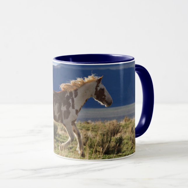 Taza Caballo corriendo, montañas Steens, Oregon (Anverso derecho)