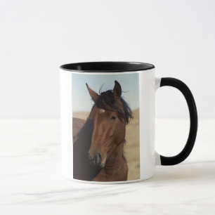 Taza Caballo de Bahía en Viento