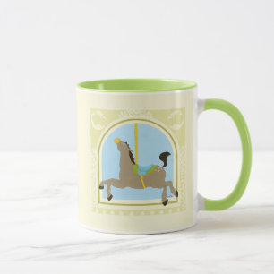 Taza Caballo de carrusel por June Erica Vess