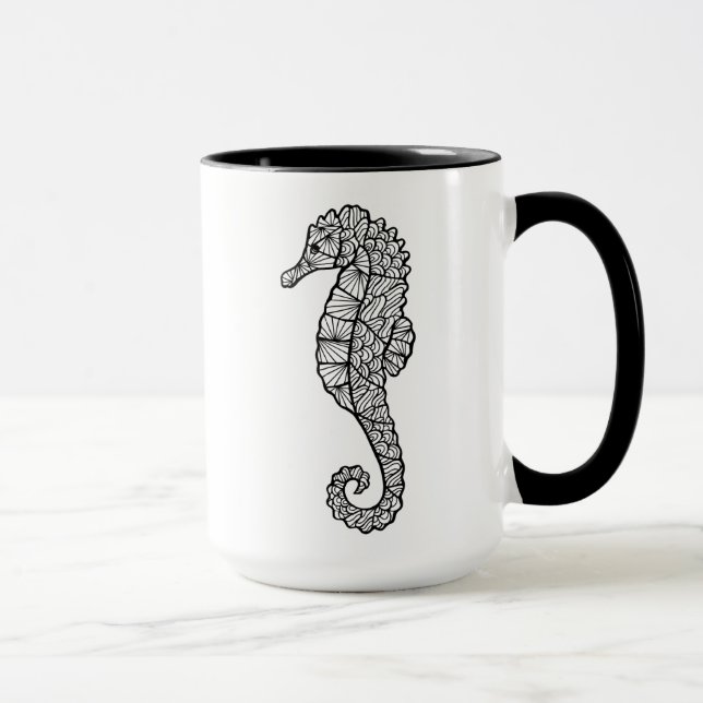 Taza Caballo de mar inspirado (Derecha)