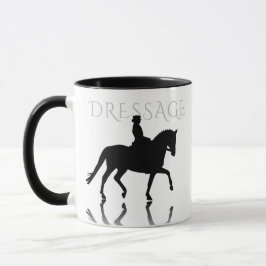 Taza Caballo de Silueta con reflexión