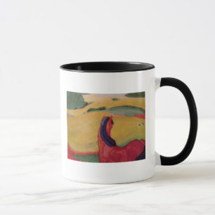 Taza Caballo en un paisaje, 1910