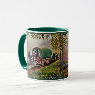 Taza Caballo gitano Vanner Caravana irlandesa verde