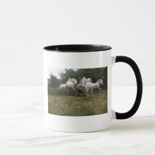 Taza Caballo gris en marcha