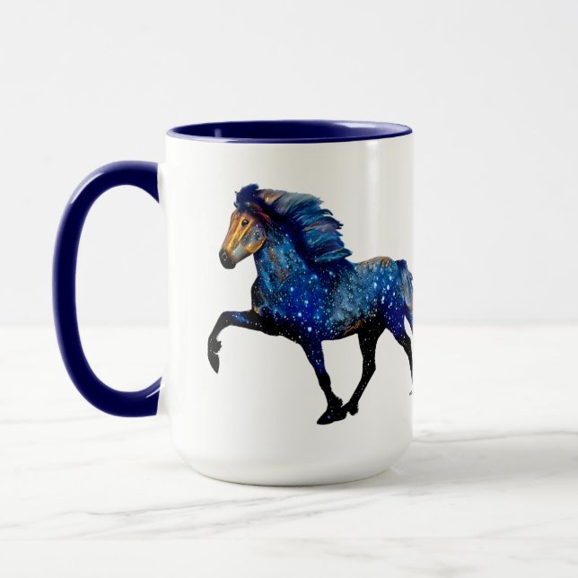 Taza Caballo islandés de peaje carismático nocturno (Izquierda)