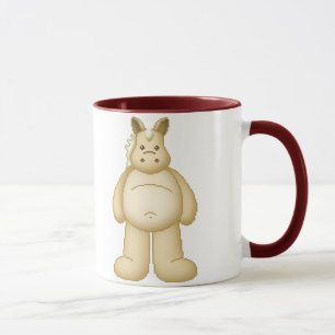 Taza Caballo regordete del Critter de Lura
