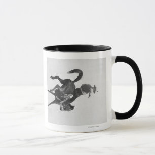 Taza Caballo salvaje Bucking del montar a caballo