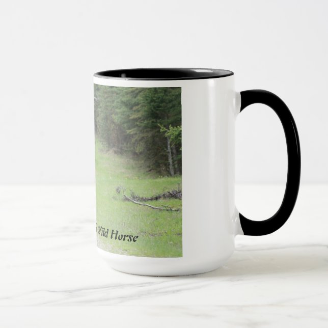 Taza Caballo salvaje de Alberta de la "belleza negra" (Derecha)