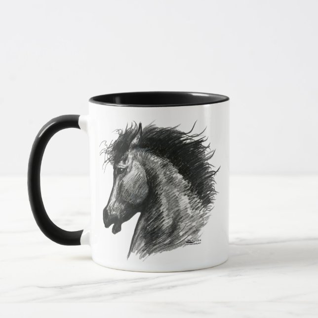 Taza Caballo Salvaje Fiero (Izquierda)
