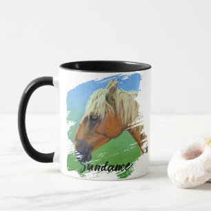 Taza Caballo Sundance - Personalice para su mascota
