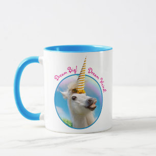 Taza Caballo Y Arcoiris De Unicornio Fiesta