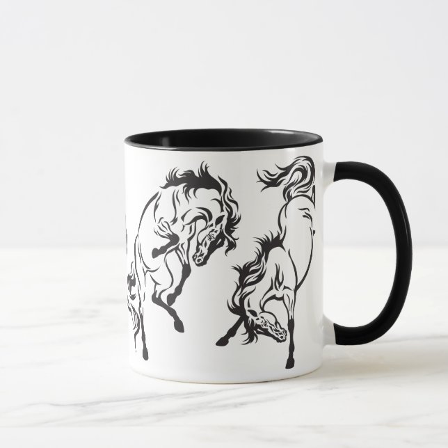Taza caballos (Derecha)