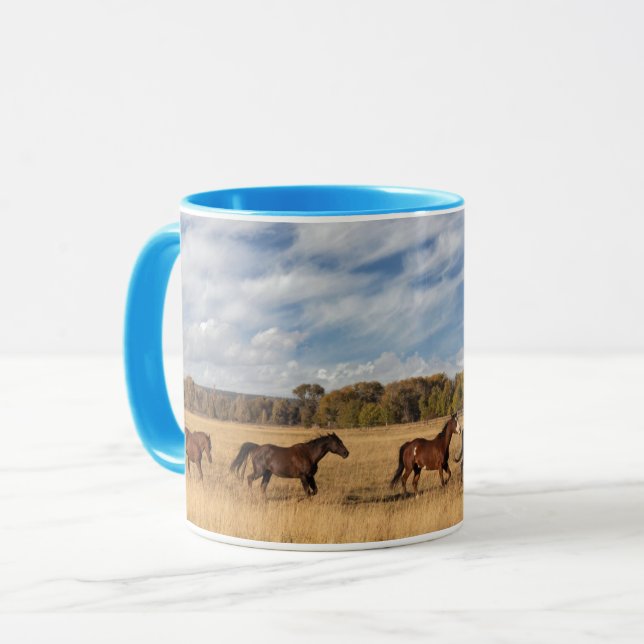 Taza Caballos a las afueras del parque nacional Grand T (Anverso izquierdo)