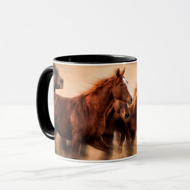 Taza Caballos corriendo (Anverso izquierdo)