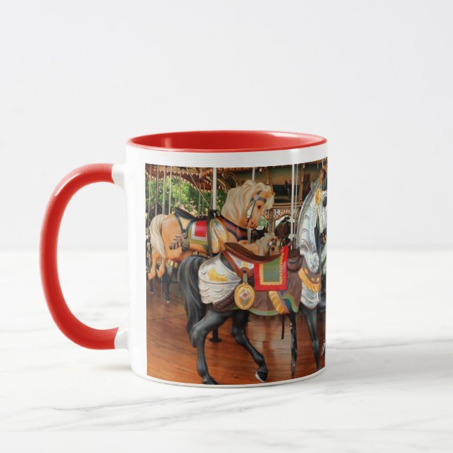 Taza Caballos de carrusel de Jane en un té o (Izquierda)