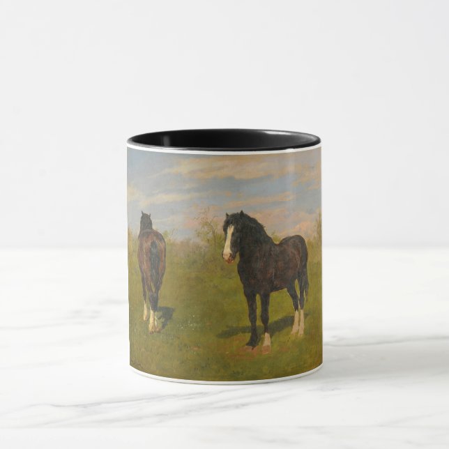 Taza Caballos de moda (por Rosa Bonheur) (Centro)