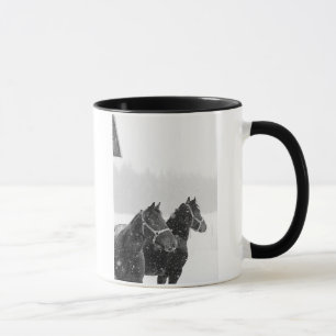 Taza Caballos de nieve
