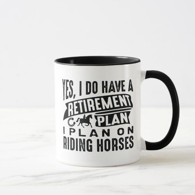 Taza Caballos del Plan de Jubilación (Derecha)
