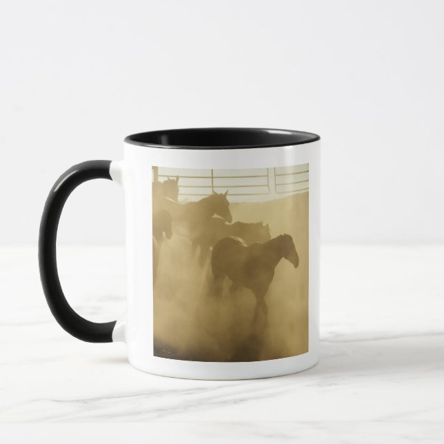 Taza Caballos en corral (Izquierda)