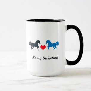 Taza Caballos enamorados