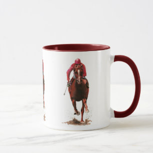 Taza caballos, jockey