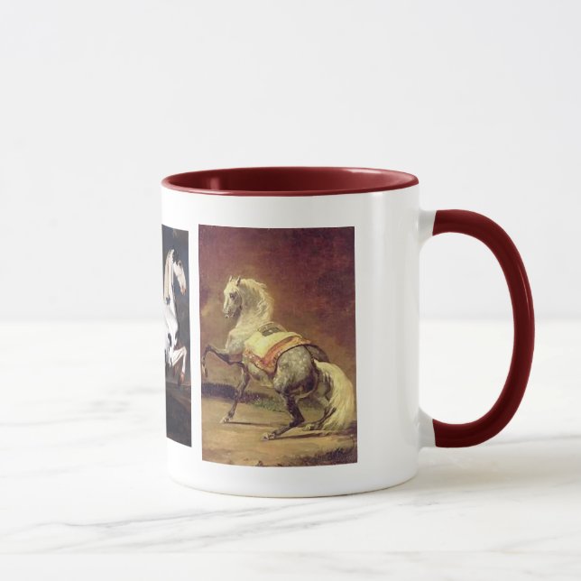 TAZA CABALLOS RAMPANTES (Derecha)