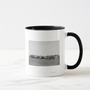 Taza Caballos reunidos por la fotografía de los