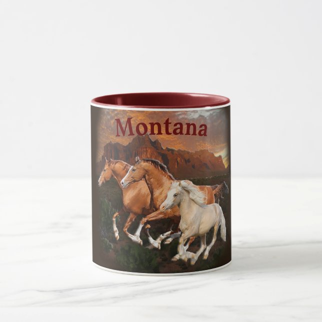 Taza Caballos salvajes de Arizona (Centro)