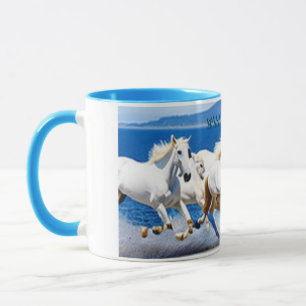Taza Caballos salvajes y libres