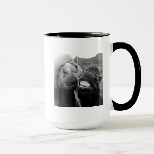 Taza Caballos sonrientes de las imágenes el | de Getty (Derecha)